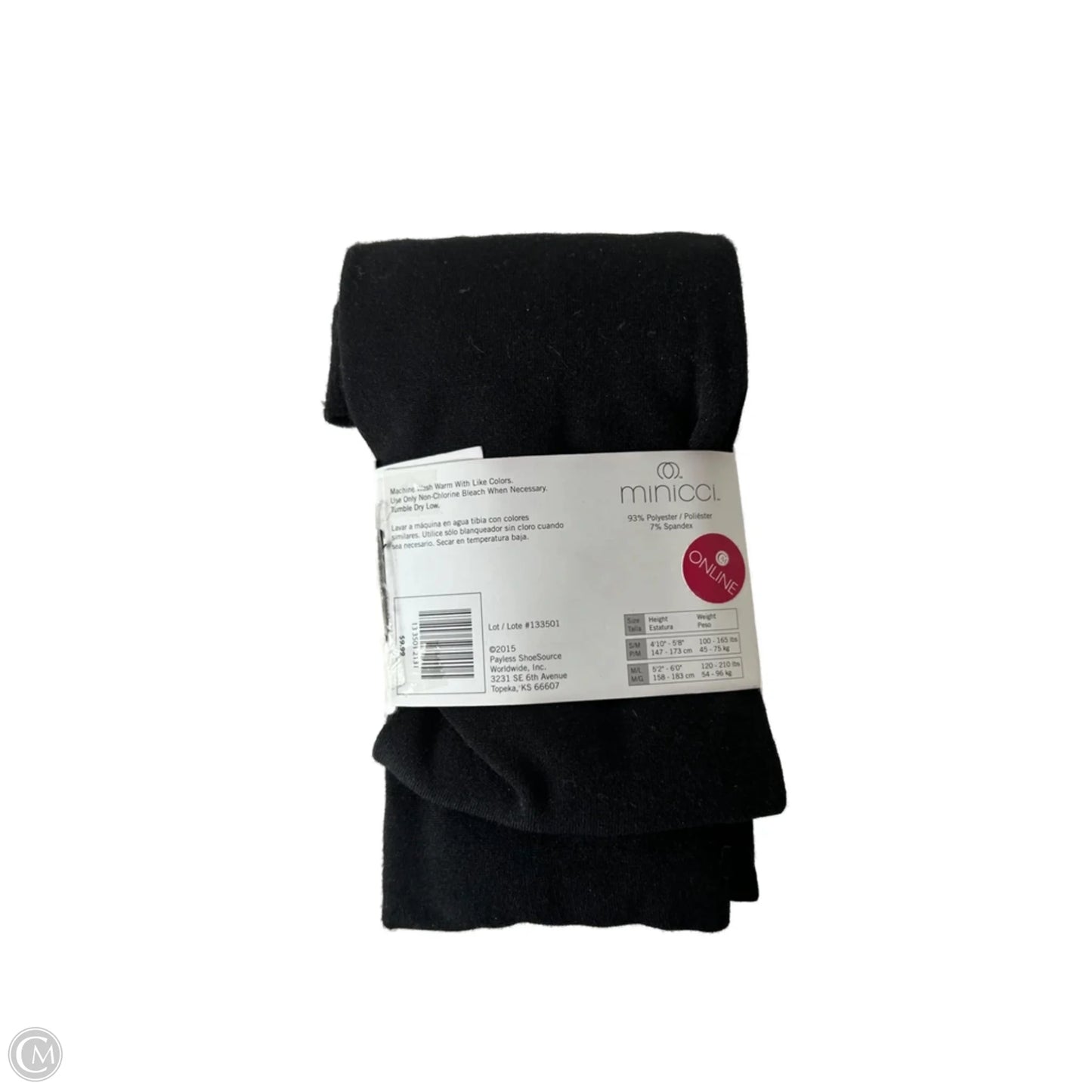 Tights By Clothes Mentor In Black, Size: S