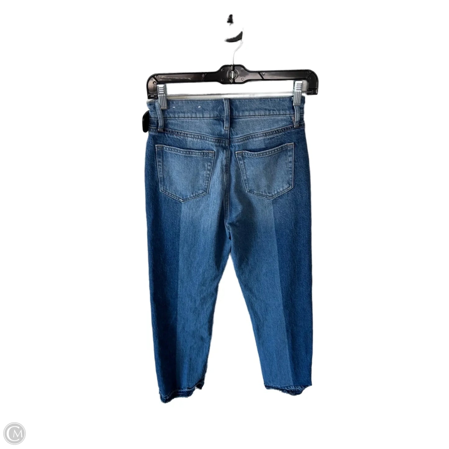 Jeans Straight By Loft In Blue Denim, Size: 0p