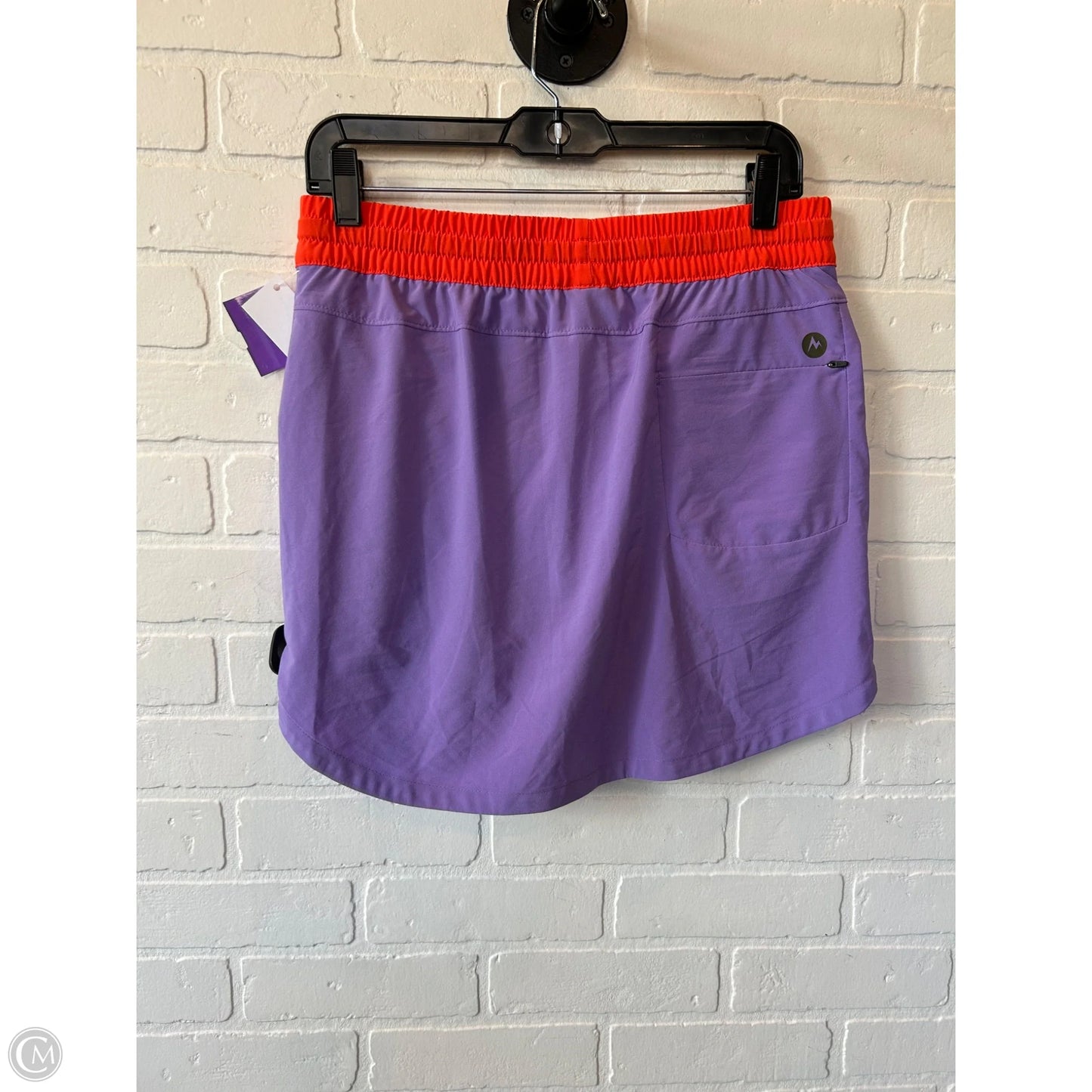 Athletic Skort By Marmot In Orange & Purple, Size: 4