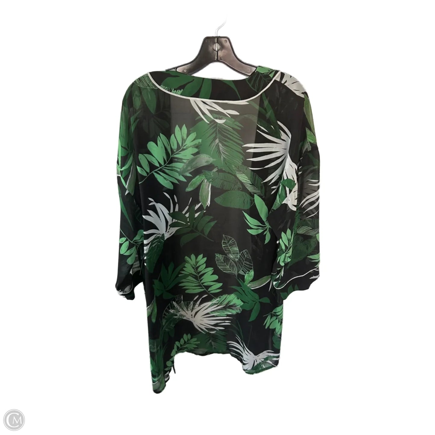 Kimono By Alfani In Black & Green, Size: 0x