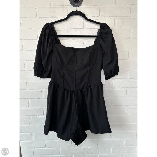 Romper By Cme In Black, Size: Xl