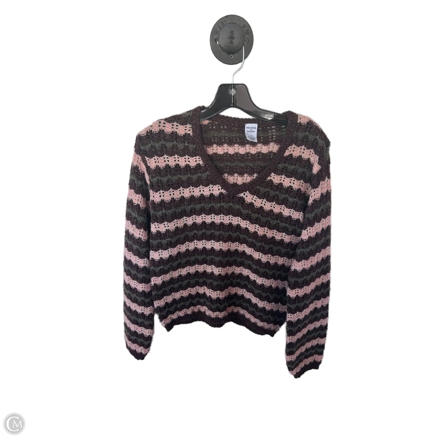 Sweater By Melrose And Market In Brown & Pink, Size: Xxs
