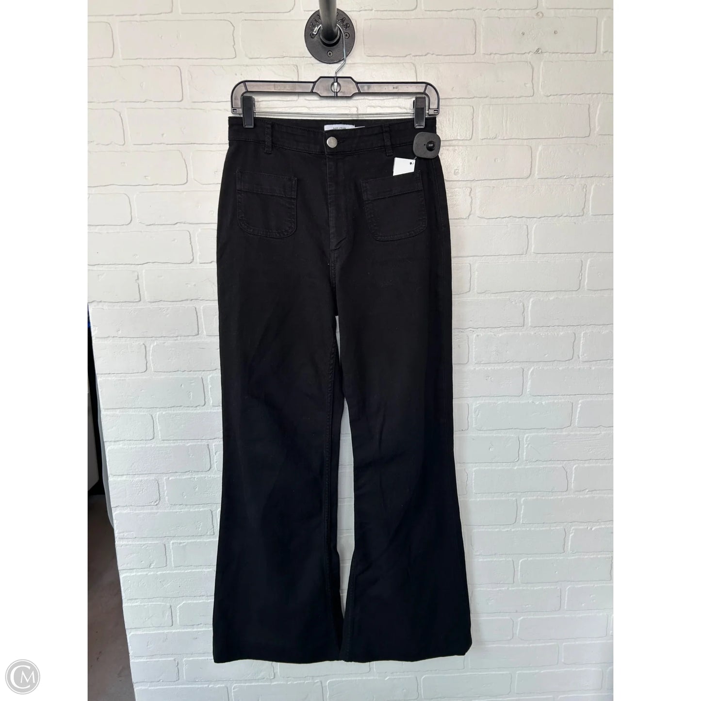 Jeans Wide Leg By Cmb In Black Denim, Size: 6