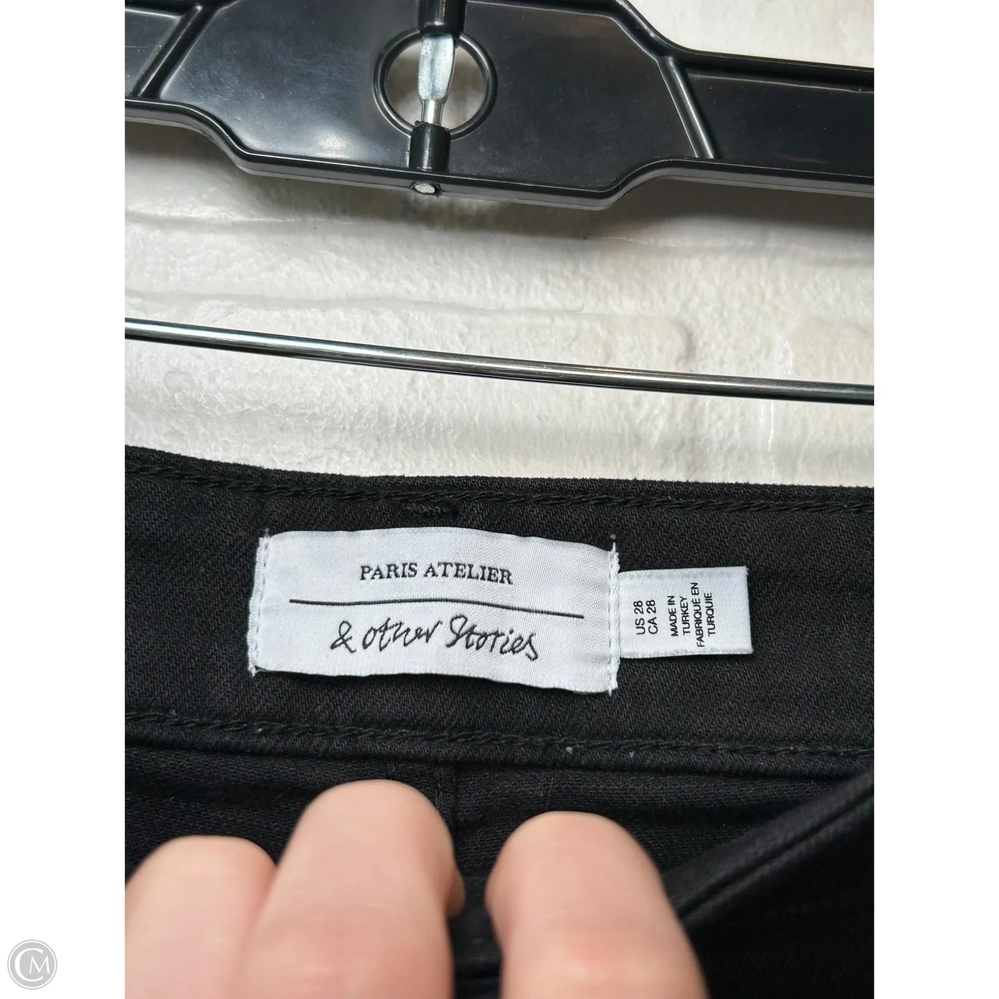 Jeans Wide Leg By Cmb In Black Denim, Size: 6