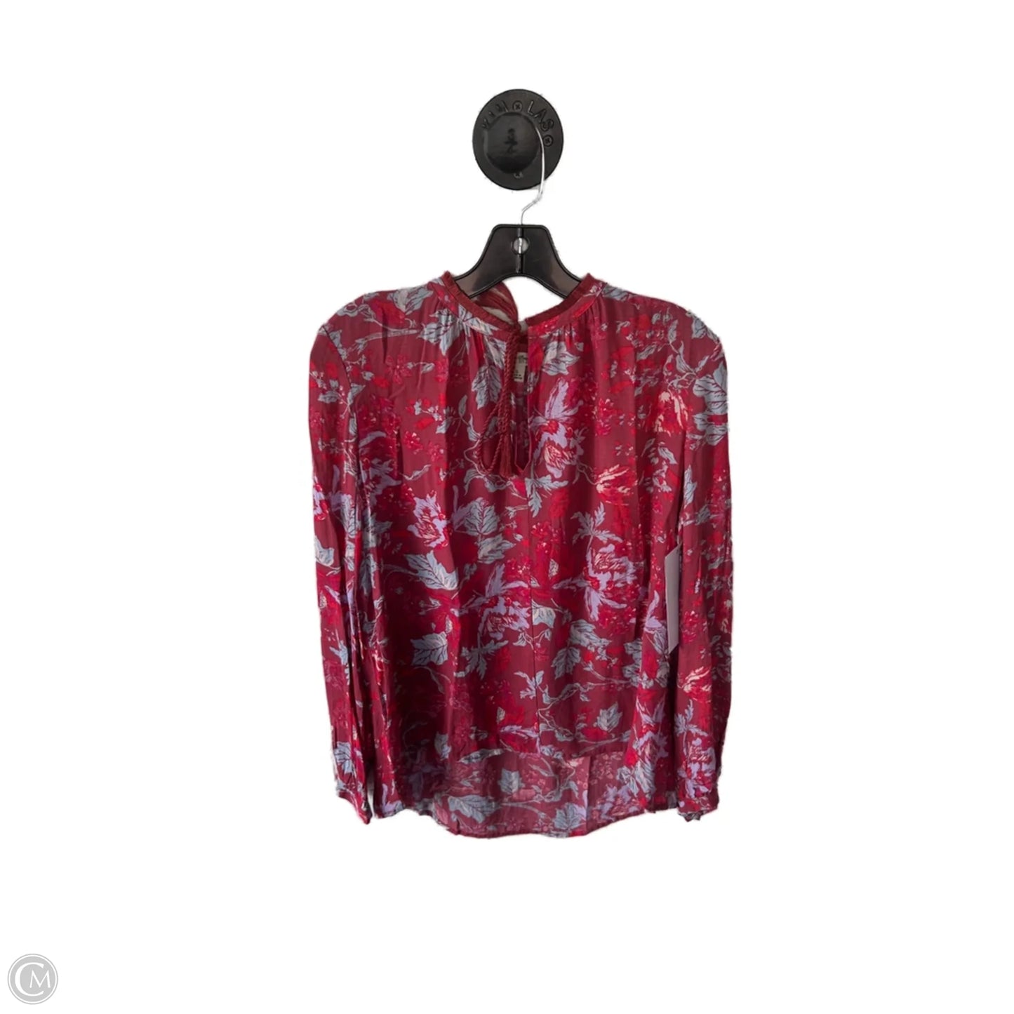 Top Long Sleeve By Lucky Brand In Red, Size: S