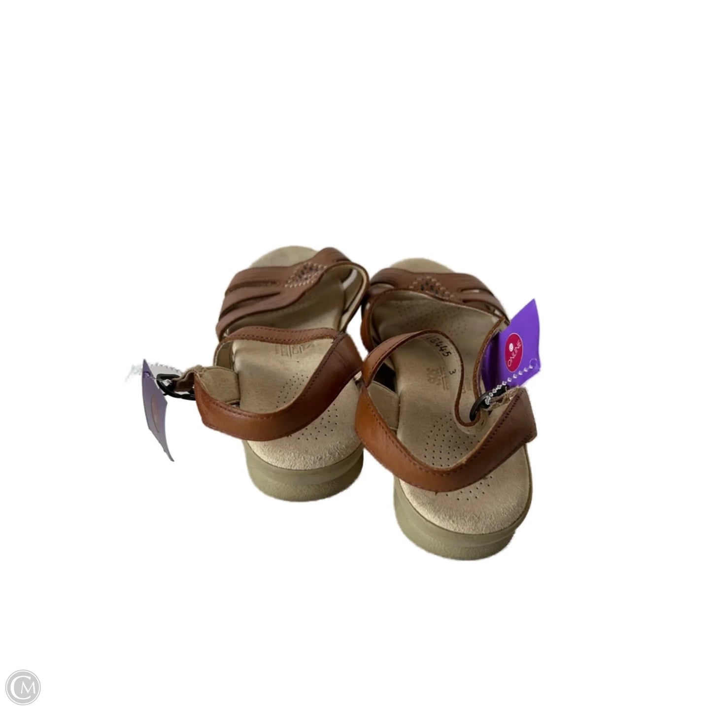 Sandals Flats By Sas In Tan, Size: 6.5