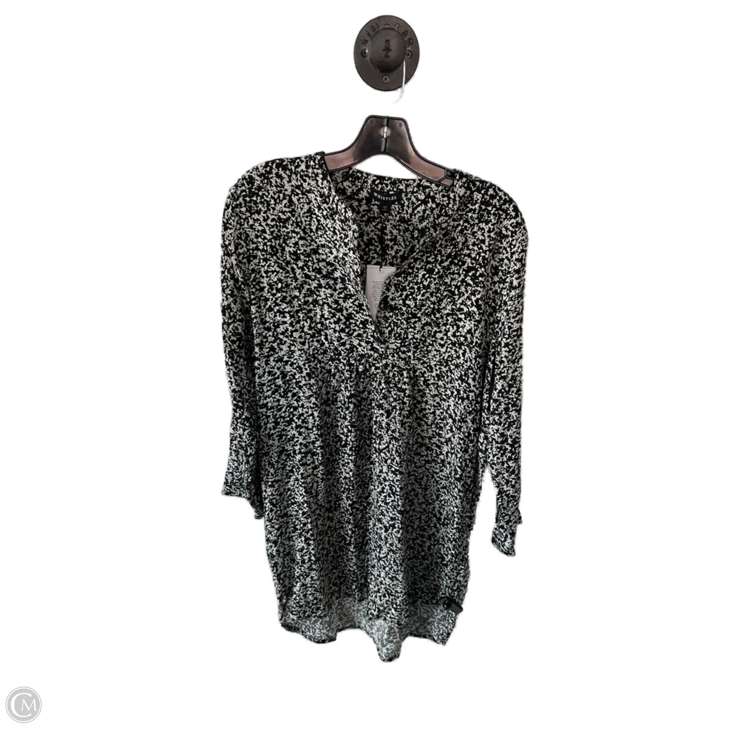 Dress Casual Short By Cmb In Black & Tan, Size: M