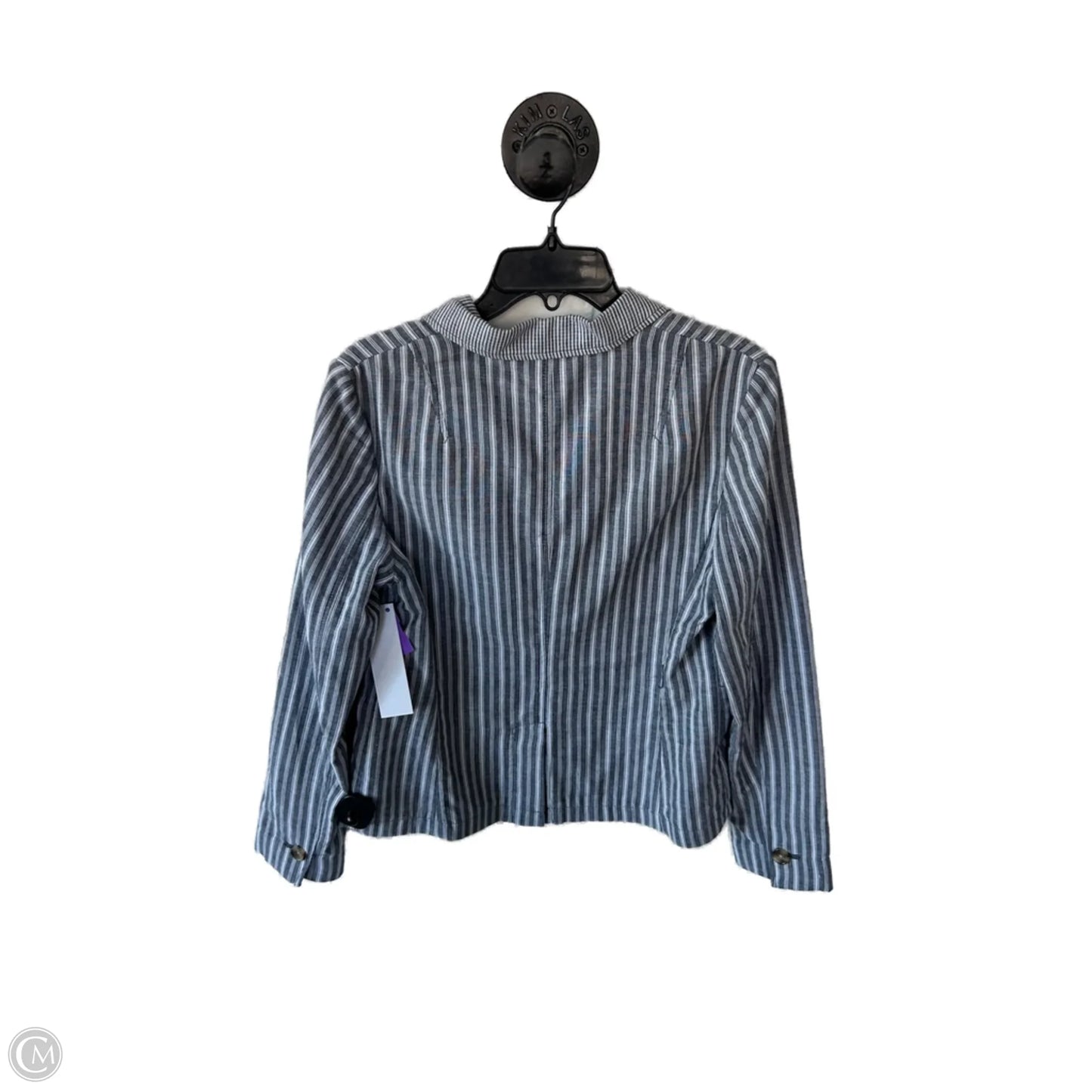 Blazer By Banana Republic In Grey & White, Size: M
