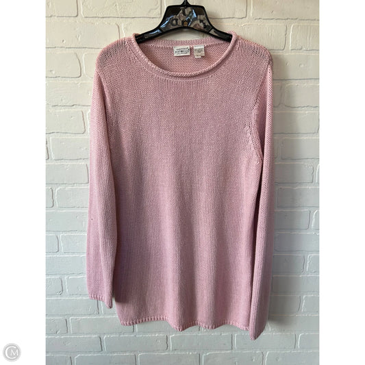 Sweater By Newport News In Pink, Size: L