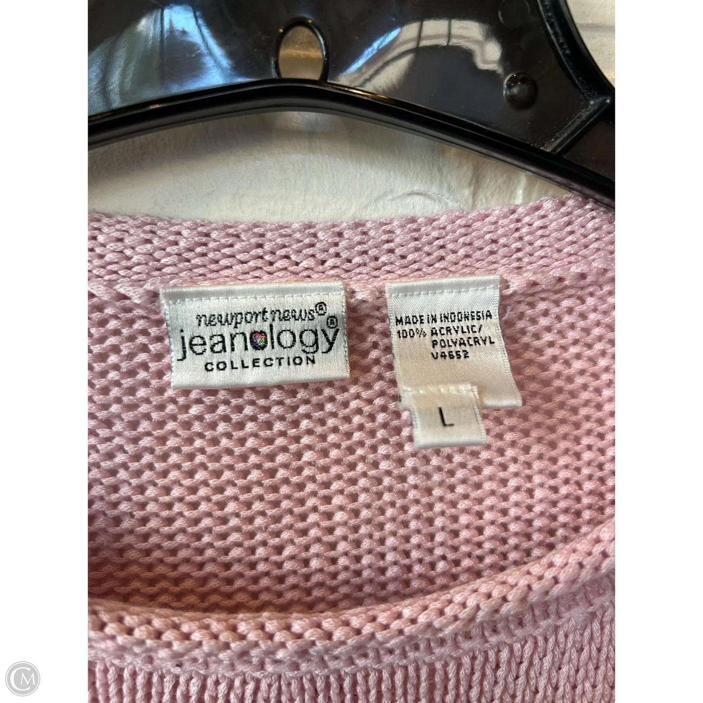 Sweater By Newport News In Pink, Size: L