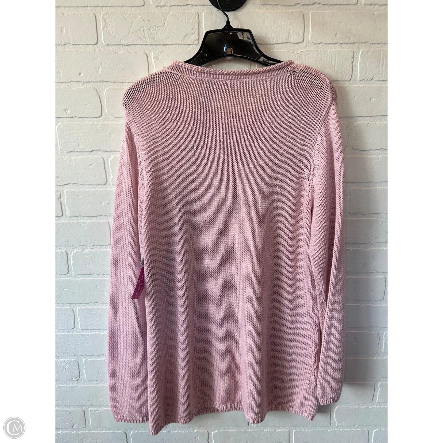 Sweater By Newport News In Pink, Size: L