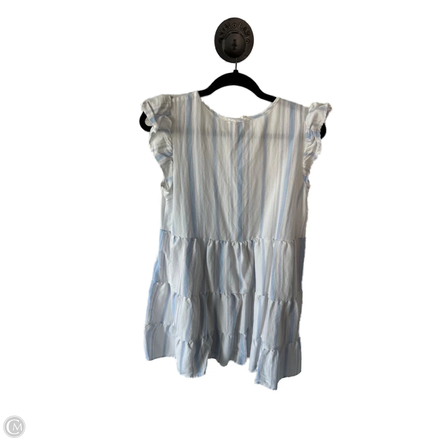 Dress Casual Short By Altard State In Blue & White, Size: M