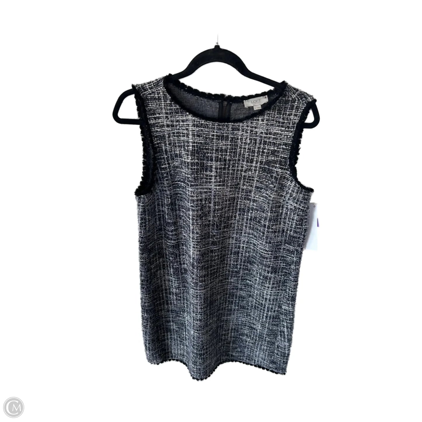 Dress Work By Loft In Black & Blue, Size: M