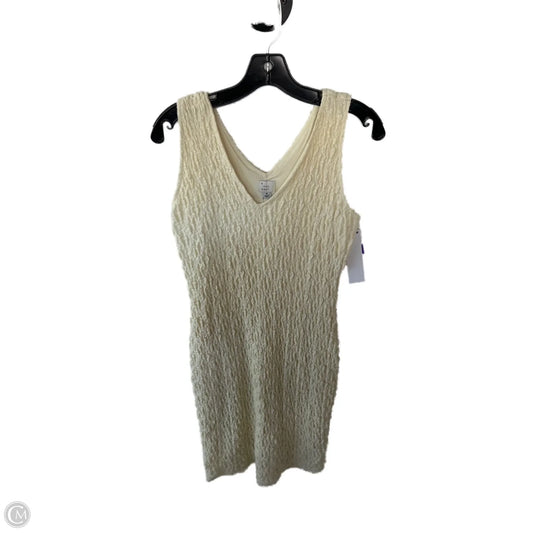 Dress Casual Midi By A New Day In Cream, Size: M