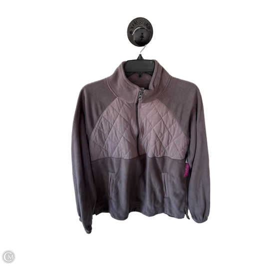 Jacket Fleece By Maurices In Brown, Size: M