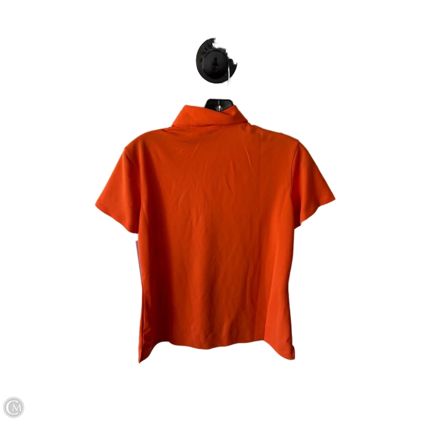 Athletic Top Short Sleeve By Lady Hagen In Orange, Size: M