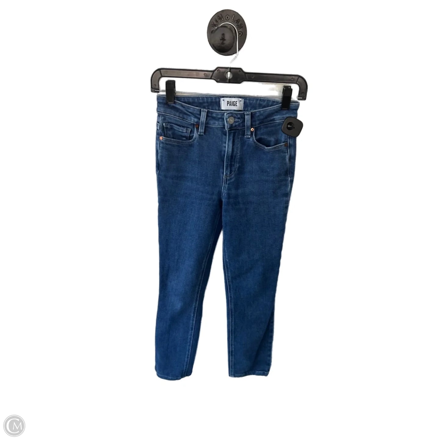 Jeans Skinny By Paige In Blue Denim, Size: 0
