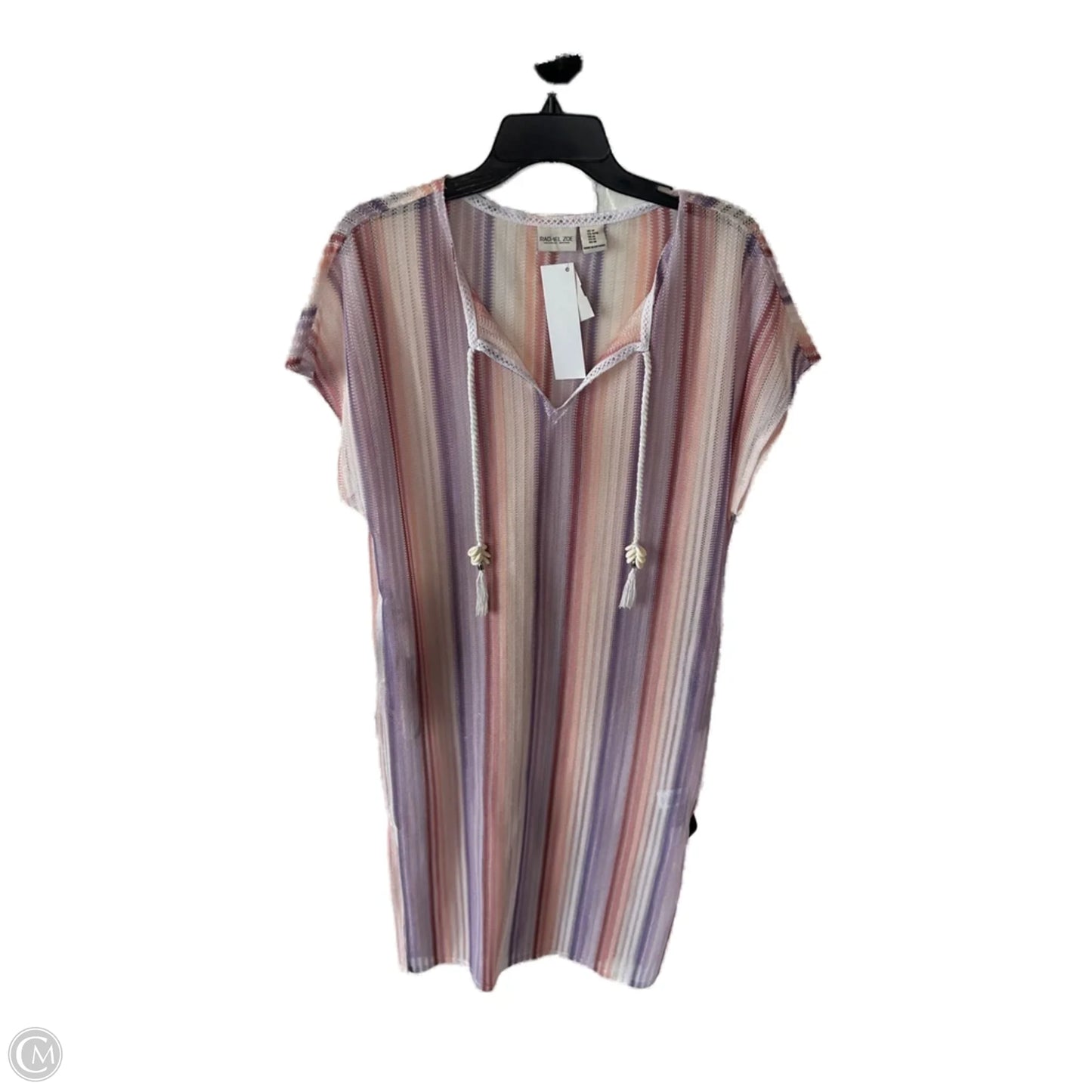 Swimwear Cover-up By Rachel Zoe In Pink & Purple, Size: M