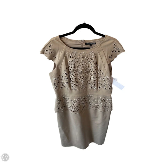 Dress Work By Antonio Melani In Tan, Size: L