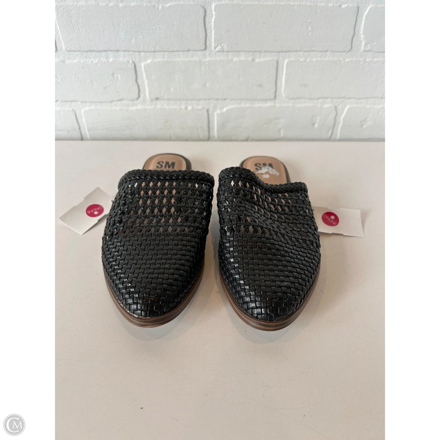 Shoes Flats By Steve Madden In Black & Tan, Size: 8