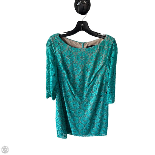 Dress Party Short By Jessica Howard In Blue & Tan, Size: M