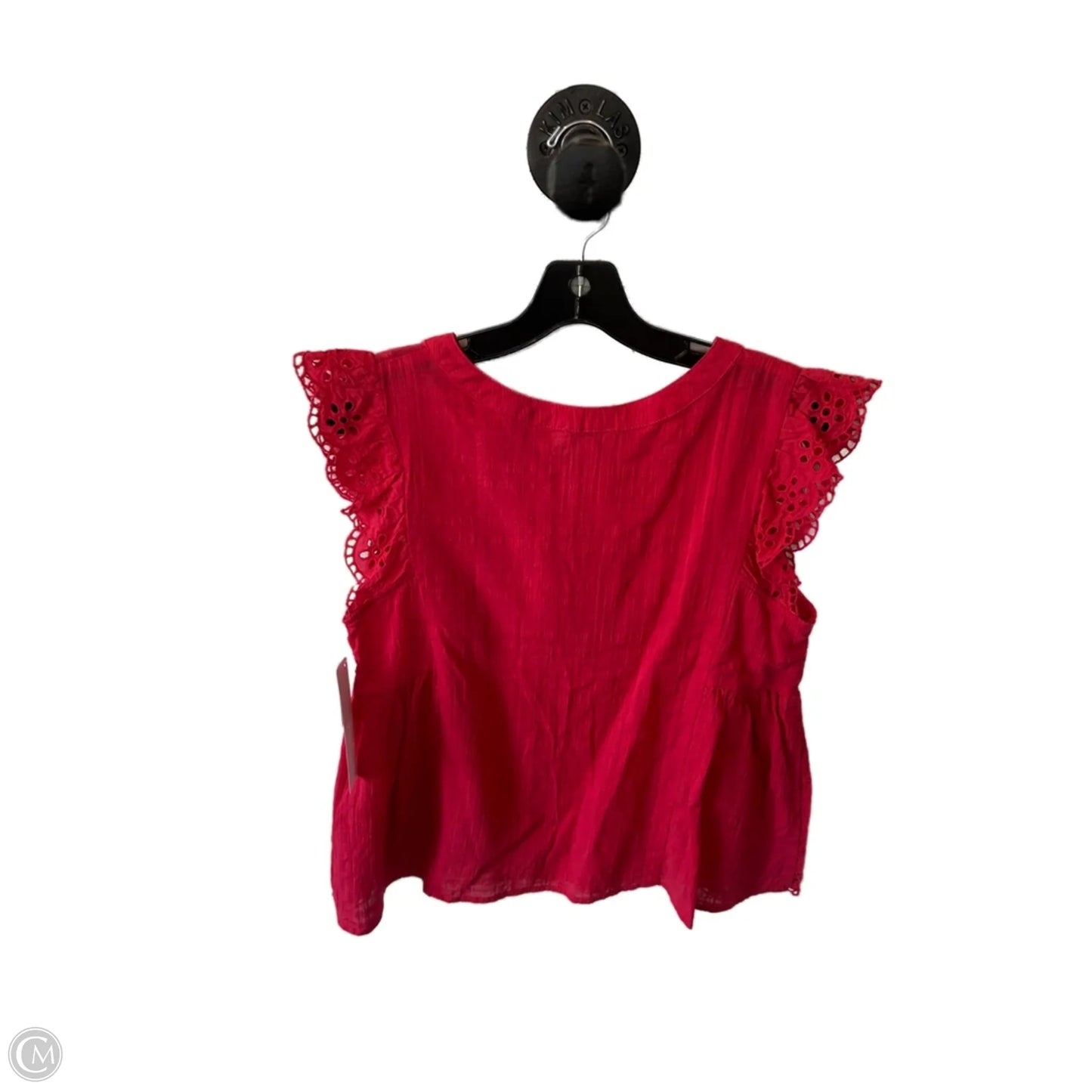 Top Short Sleeve By Umgee In Pink, Size: M