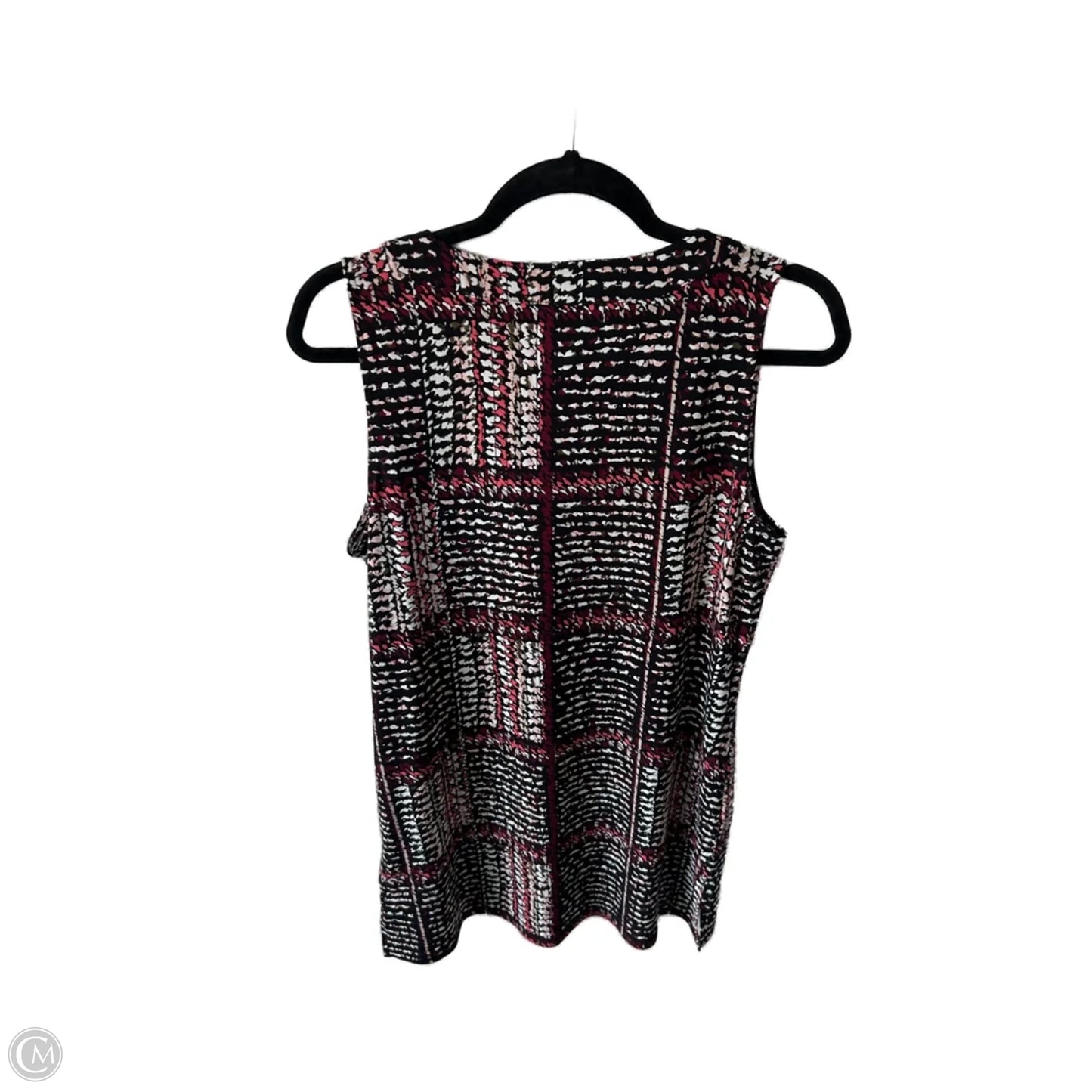 Top Sleeveless By White House Black Market In Black & Red, Size: M