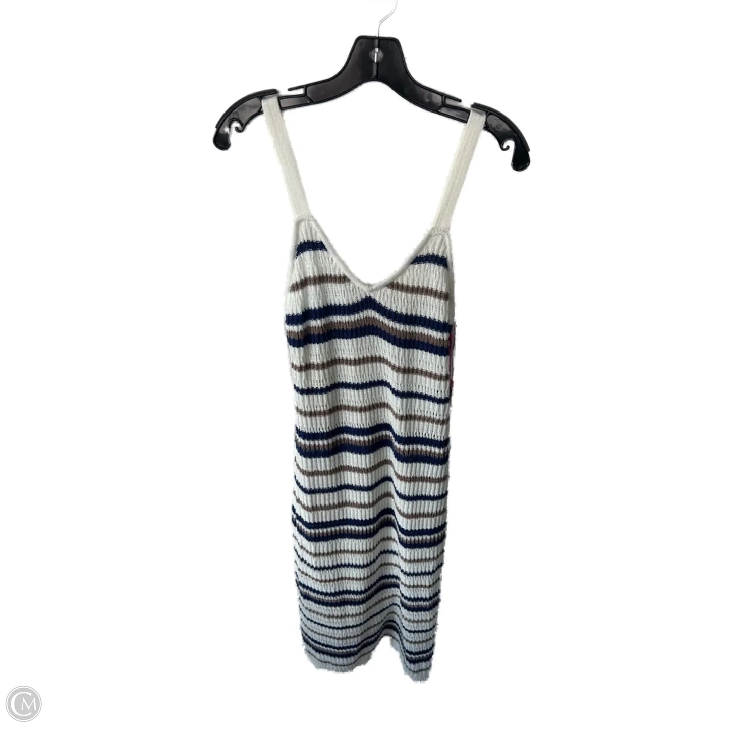 Dress Casual Maxi By Freshman In Blue & White, Size: M