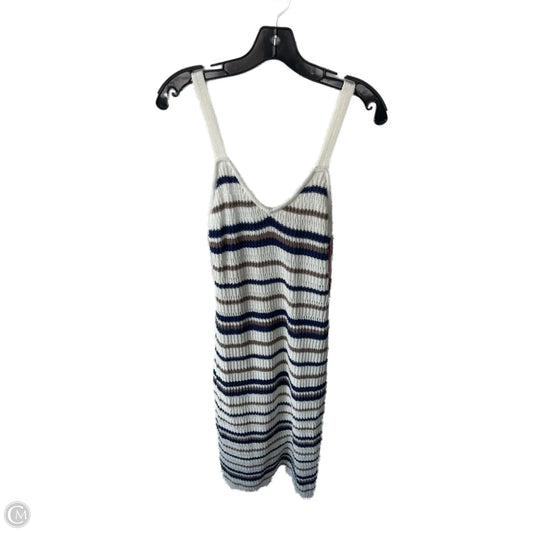 Dress Casual Maxi By Freshman In Blue & White, Size: M