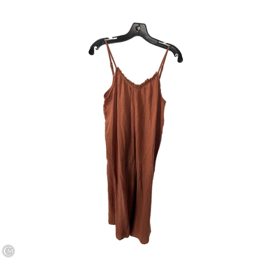 Jumpsuit By Anthropologie In Orange, Size: Xxs