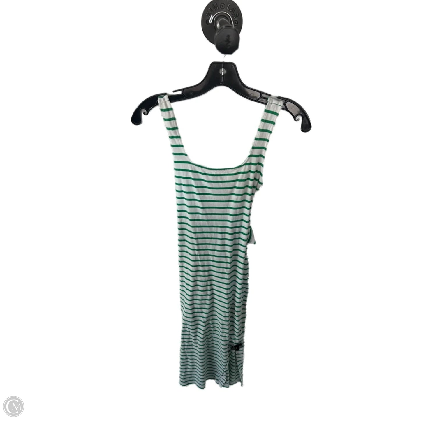 Dress Casual Midi By Rails In Green & White, Size: Xxs