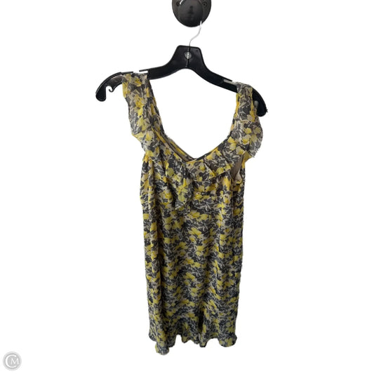 Dress Work By Loft In Brown & Yellow, Size: M