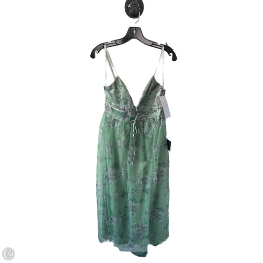 Dress Party Long By Lulus In Green, Size: L