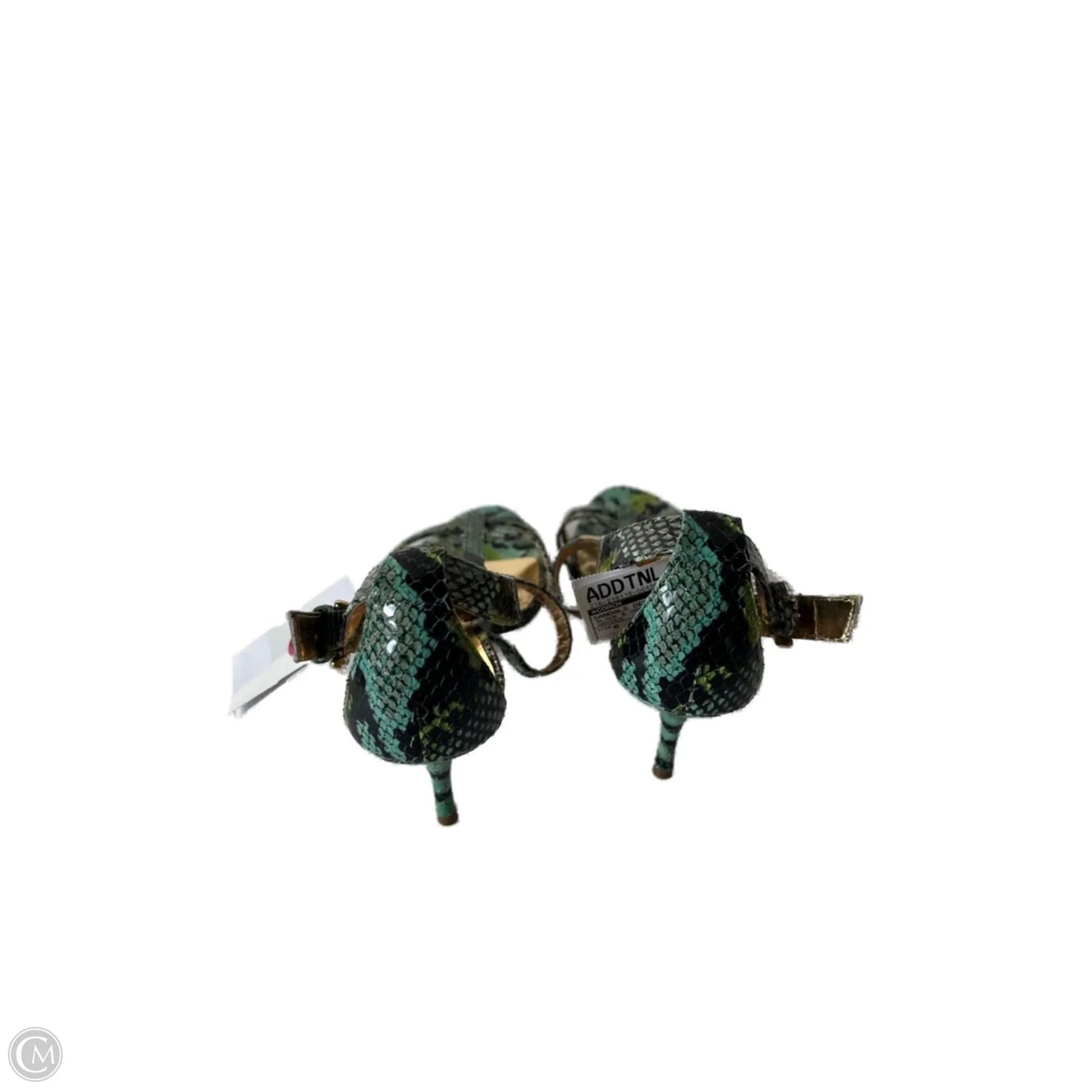 Sandals Designer By Coach In Black & Green, Size: 6