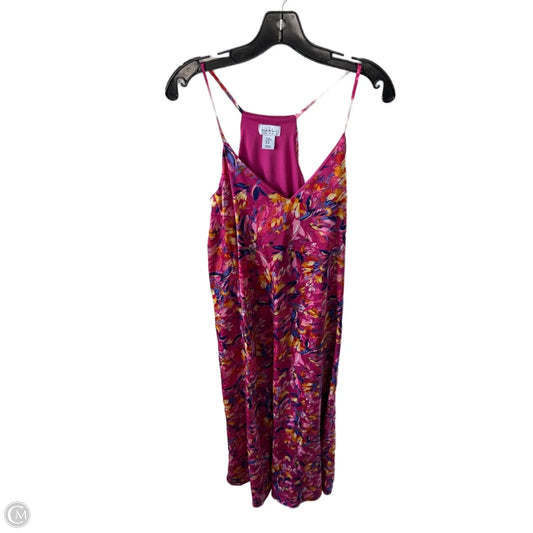 Dress Casual Maxi By Nicole By Nicole Miller In Pink & Yellow, Size: M