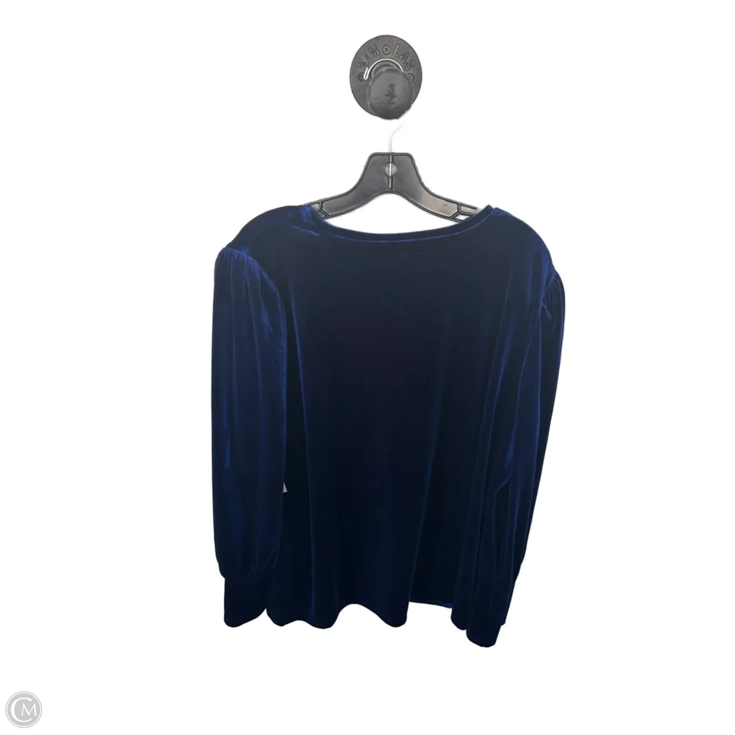 Top Long Sleeve By Chicos In Blue, Size: Xxl