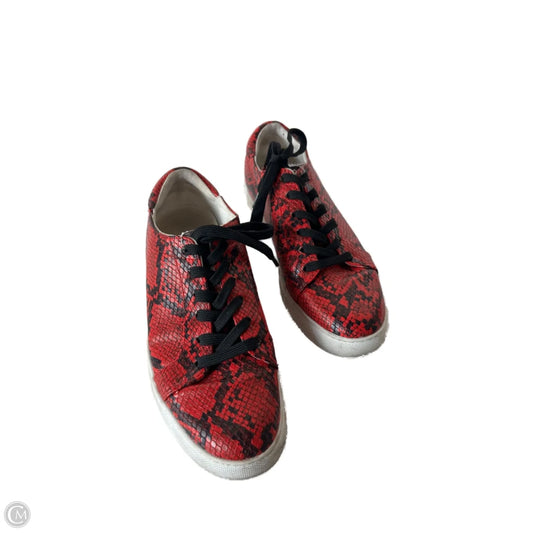 Shoes Sneakers By Kenneth Cole In Black & Red, Size: 7.5