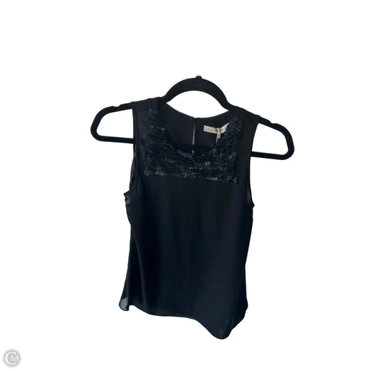 Top Sleeveless By Halston Heritage In Black, Size: Xs