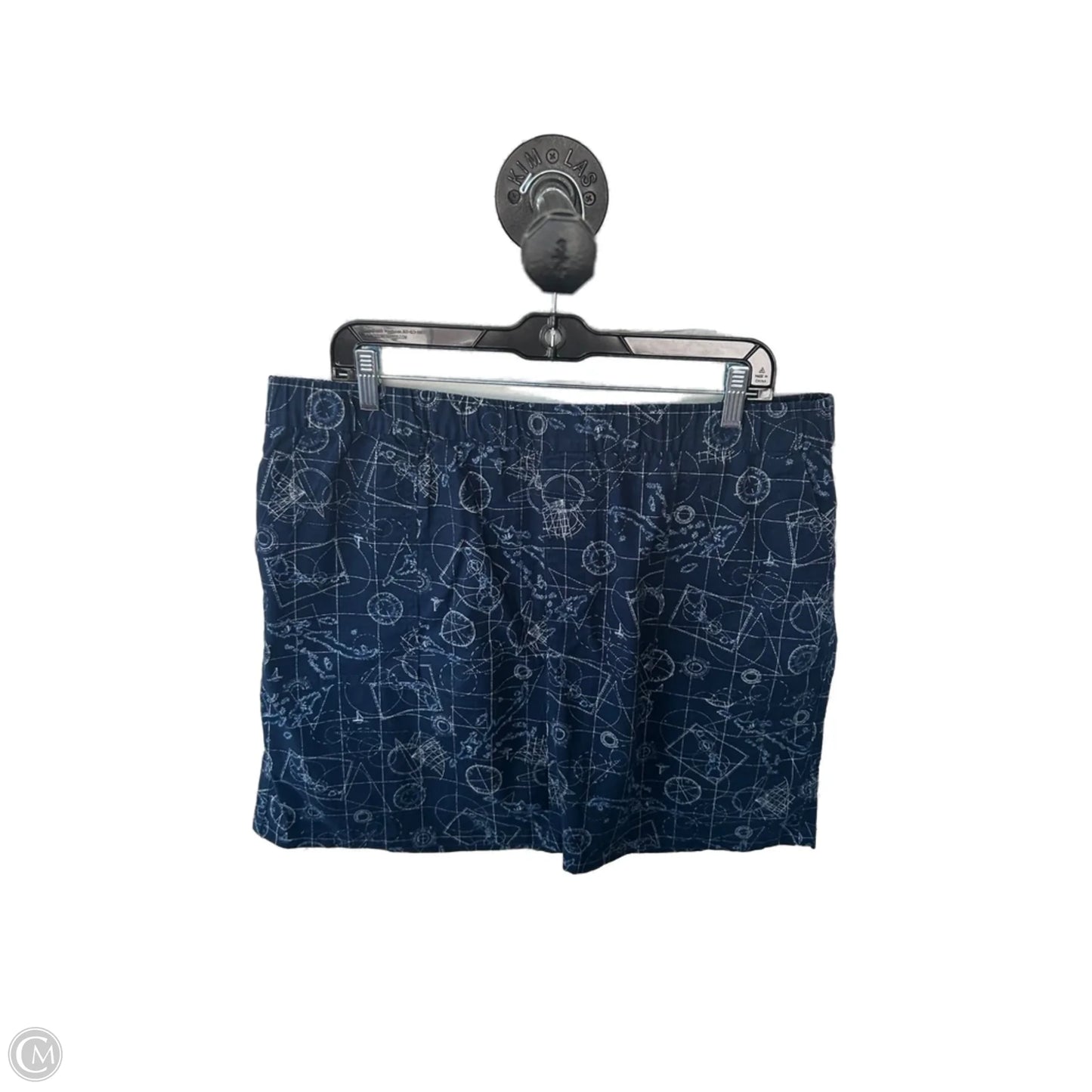 Skort By Lands End In Blue & White, Size: 16