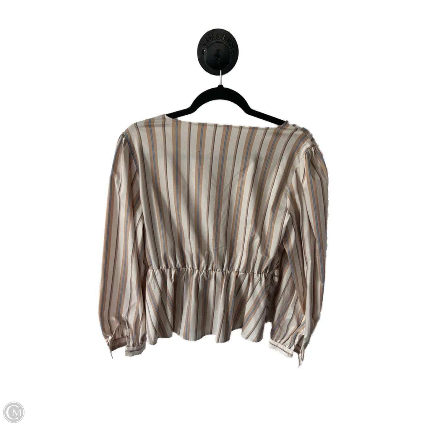 Top Long Sleeve By Maurices In Tan, Size: L