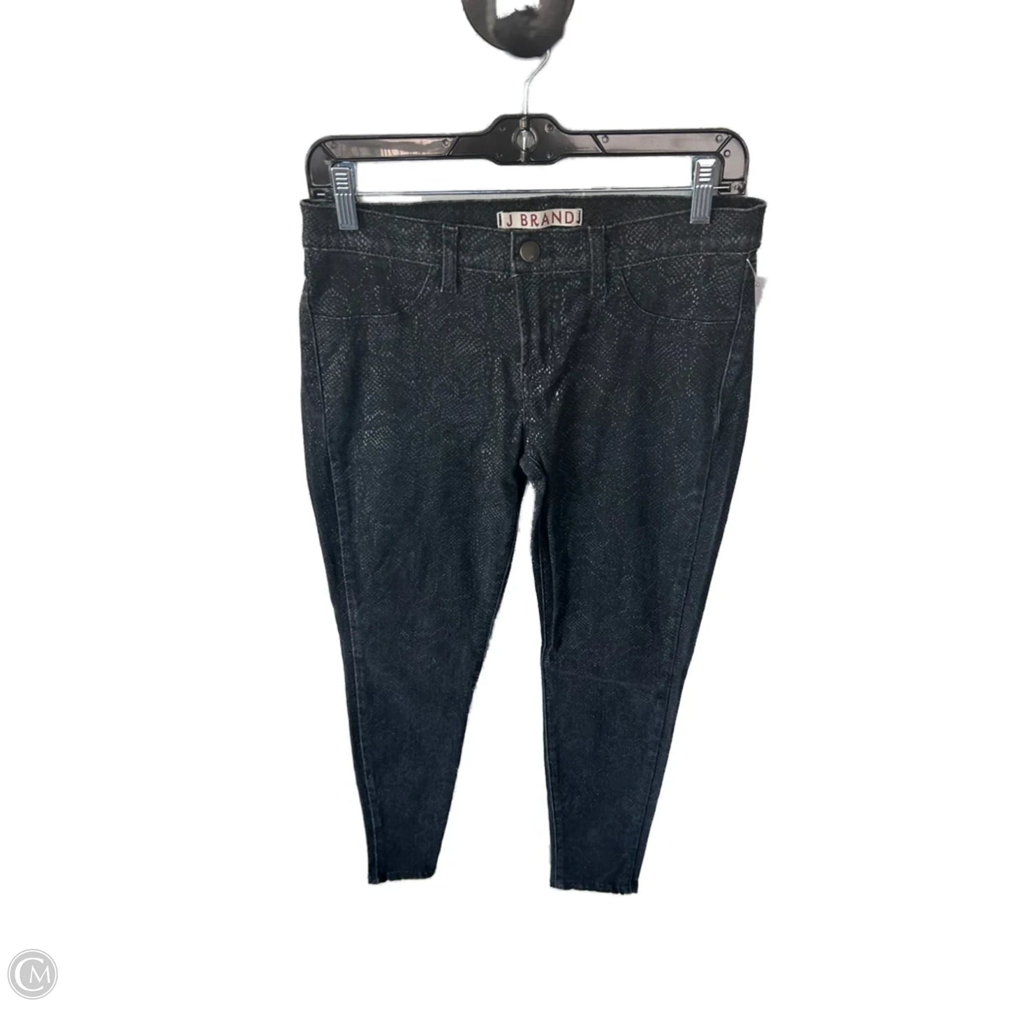 Jeans Skinny By J Brand In Black Denim, Size: 6