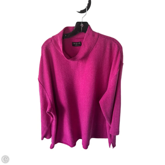 Top Long Sleeve By Lane Bryant In Pink, Size: 3x