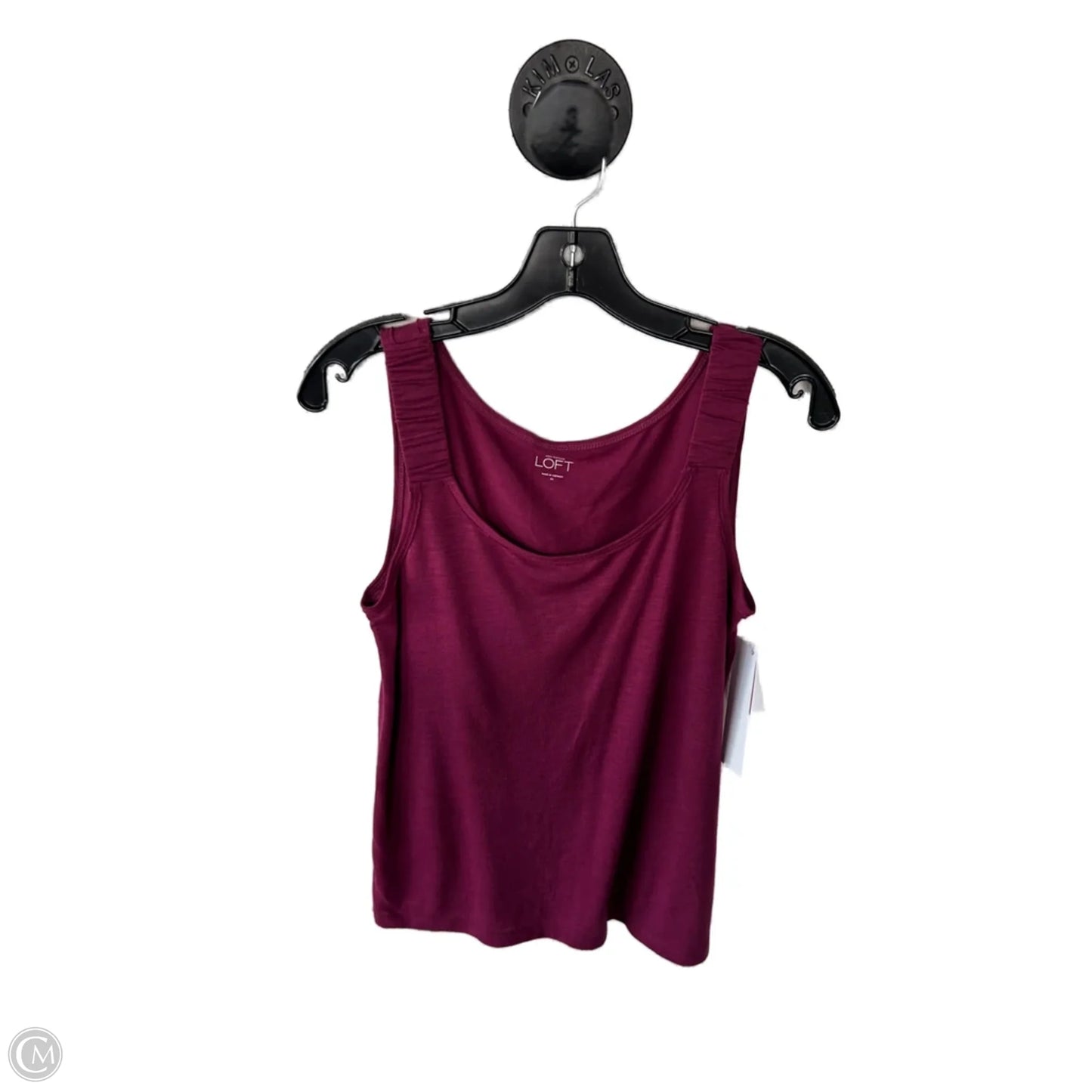 Top Sleeveless By Loft In Pink, Size: M