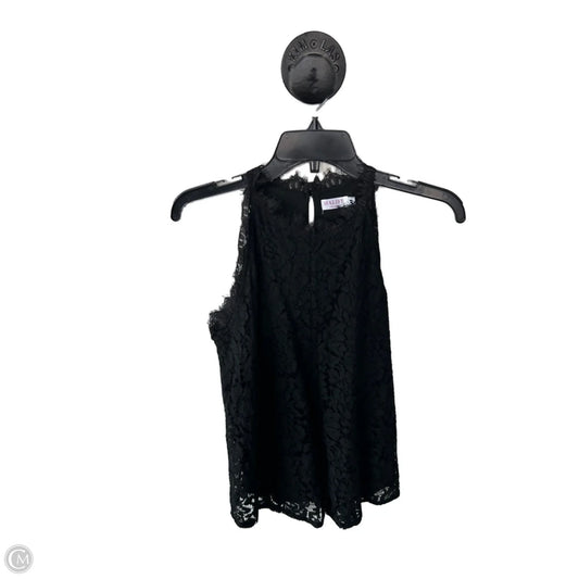 Top Sleeveless By Clothes Mentor In Black, Size: M