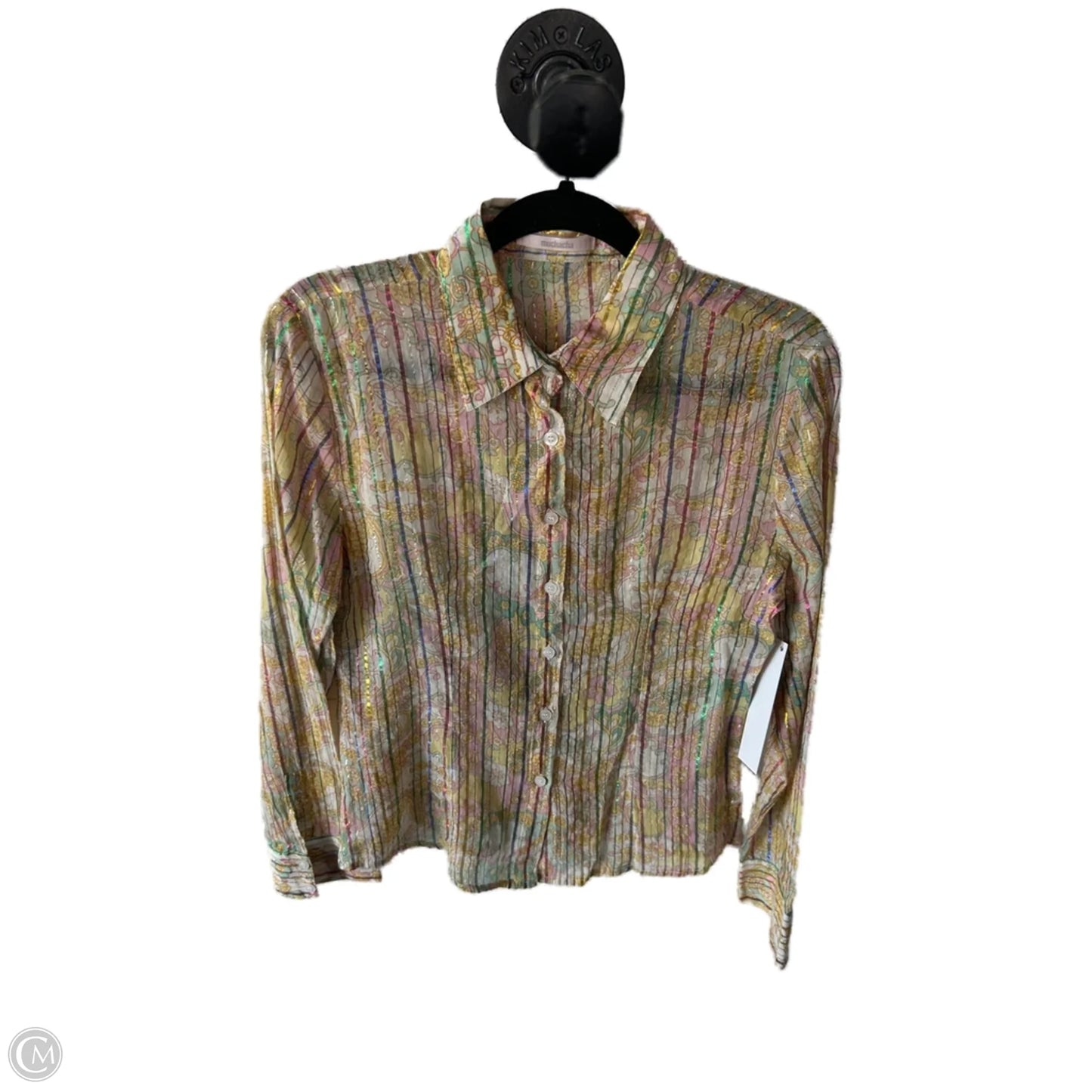 Top Long Sleeve By Clothes Mentor In Yellow, Size: S