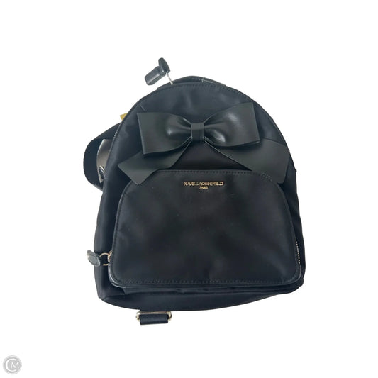 Backpack Designer By Karl Lagerfeld, Size: Small