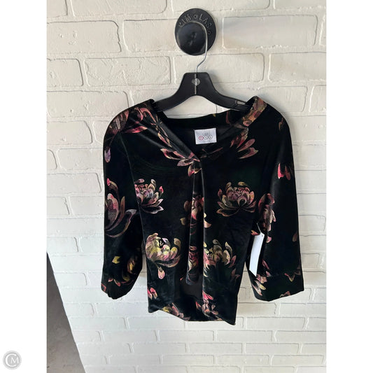 Top 3/4 Sleeve By Clothes Mentor In Black, Size: S