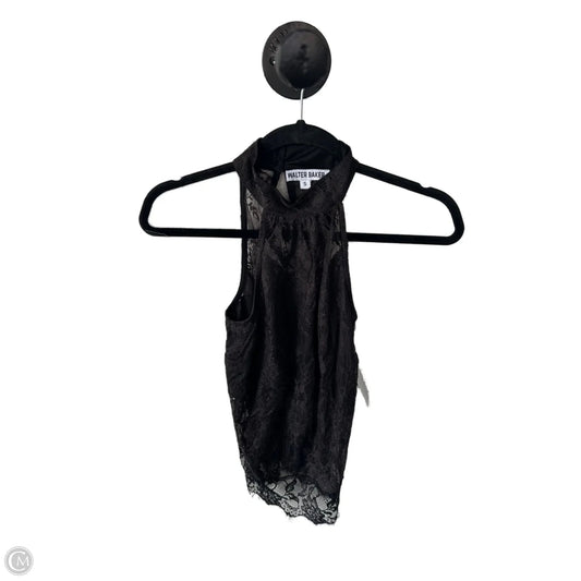 Top Sleeveless By Walter Baker In Black, Size: S