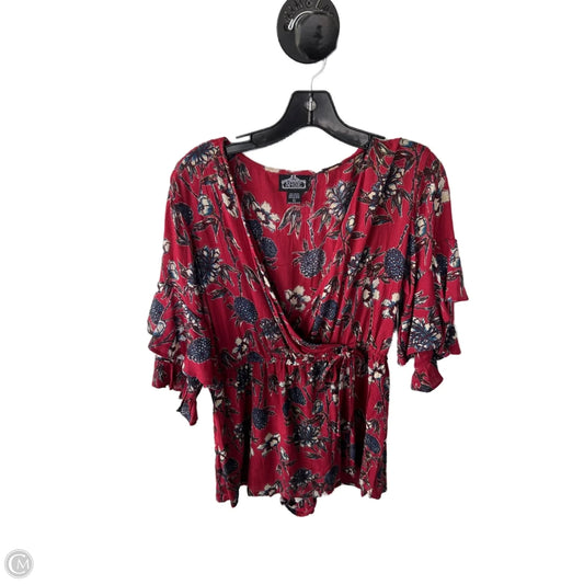 Romper By Angie In Red, Size: L