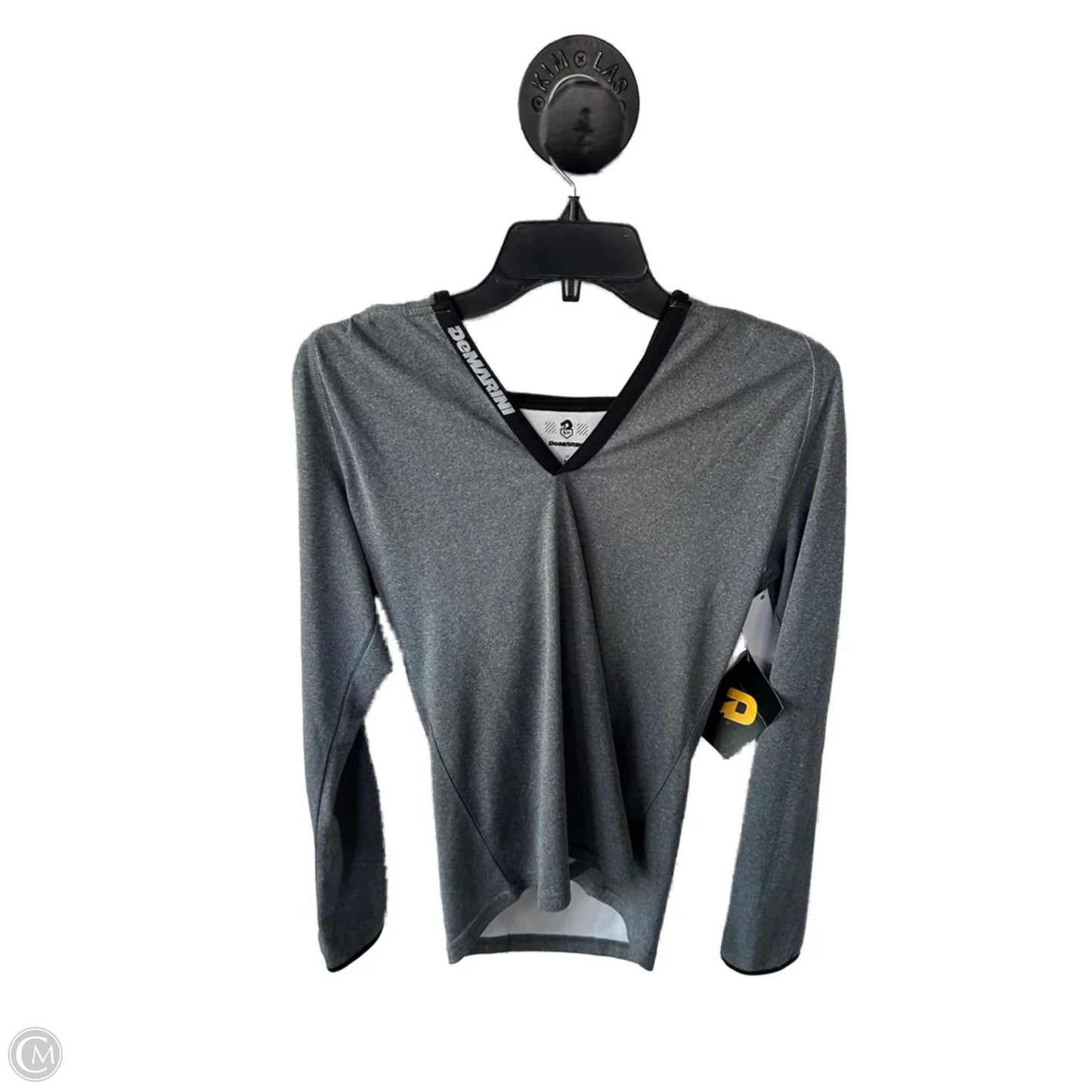 Athletic Top Long Sleeve Hoodie By Clothes Mentor In Grey, Size: S